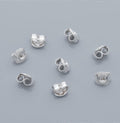 Sterling Silver Earring Backs for Ear Studs 0.8mm - Butterfly Style - Sold per Pair