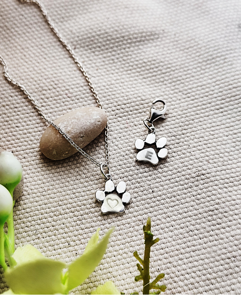 Animal Paw Silver Charm / Pendant