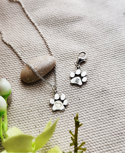 Animal Paw Silver Charm / Pendant